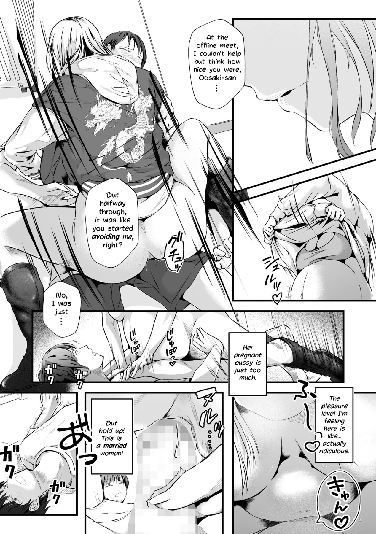 Hentai Manga Comic-One Night with a Full Term Pregnant Wife -Misunderstanding and Regret--Read-12